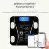 Smart Body Fat Scale Connection Bluetooth Elektronische Gewichtschaal Body Samenstelling Analyzer Bascula Digitale Badkamer Vloerschaal H1229 H12