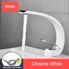 Basin Sink Faucet Enkel handvat Koud en Hot Mixer Taps Mooie Curve Design