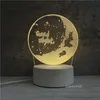 3D Night Lamp Acrylic Desktop Night Light Boys and Girls Holiday Gift Decorative Lamps Bedroom Bedside Table Lights ZC790