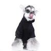 Tecknad filmtryckt Pet Hooded Sweater Vinter Varm Sweatshirts Dog Apparel Schnauzer Teddy Pug Puppy Klädförsörjning