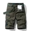 CHAIFENKO Mens Summer Cargo Shorts Army Tactical Pants Loose Work Casual Multi-pocket Military Men