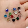 240pcslot Colorful 107mm Birthstone Crystal Birthstone Charms Floating Charms for Handmade Birthday Jewelry Diy bracelet and 1265549937