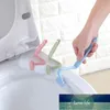 S-vormige kop Toiletreiniging Brush Tool Badkamer Effectief hoeken met hangende gaten Corrosieweerstand