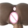 2,5 кг темно-коричневый большой задница мужской мастурбатор карманный киска взрослый секс игрушки для мужчин мастурбации искусственный влагалище анальный силиконовый секс q0419