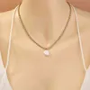 NZ902 Fashion Jewelry Necklace New Digns Pendant Pearl Necklace Set Multilayer Rhintone Long Necklace
