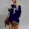 List Sexy Off Ramię Topy Wiosna Lato Kobiety Casual Y2K Dill Top Dłujczyk Luźne Koszulki Kobiet Pulower Camisetas Mujer 210720