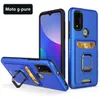 Kickstand Celulares para iPhone 13 IP13 XR A13 A03S Boost Celero 5G Moto G Puro S22 A21 A51 A71 5G A01 A11 LG Aristo6 K51 Cartão de Crédito de Sucção Magnética