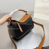 Femmes De Luxe Patchwork Bandoulière Géométrique Sacs À Main Sacs À Bandoulière Mode Contraste Couleur Cross Body Petite taille Lady Totes Sacs À Main Top qualité