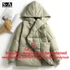 Winter Thick Warm Down Coat Women Oversized Hooded Puffer Jacket Female Bat Sleeve Plus size Casual Loose Overcoat Lady 211018