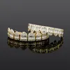 Hip Hop Teeth Grillz Top Bottom Silver Color Grills Dental Mouth Rock Fashion Jewelry Rapper Jewelry Unisex