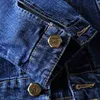 Großhandel Herbst Winter Waschen Männliche Koreanische Jugend Lässige Teenager Hip Hop Jacke Denim Kleidung Stickerei Mantel Männer 211126