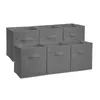 Collapsible Fabric Storage baskets Cubes foldable Organizer box with Handles