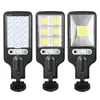 18led 72cob 30cob Słoneczny Światło Ściana PIR Czujnik Kontrola czujnika 3 Tryby Wodoodporne Outdoor Garden Lights Zdalne sterowanie