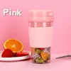 new250ml Portable Fast Milk Shake Colazione Spremiagrumi elettrico leggero Cup Girl Polpa di mela verde EWD7562