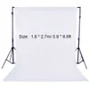 Photography Studio Background Screen Non-woven Fabric Backdrop 1.8X2.7M/5.9X8.8ft Black/White/Green For Studio Photo Lighting