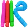 Festa Favor Plástico POP Tubo Fidget Sensory Brinquedo Descompressivo Stress Estiramento Telescópica para Kid Adulto Brinquedos Interativos Tubos Telescópicos Telescópicos 0 9fd Y2