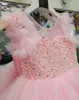 Flower Girl Dresses For Wedding Party Ball Gowns Floor Length Tulle First Communion Dress232m