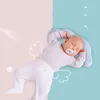 Nube anti rollo de almohada en forma de nube en forma de niño Posicionador de dormir Cojín plano cabeza plana Born Baby Redding Almohines