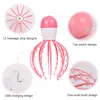 Accessories Scalp Head Massager Instrument Electric Claw Alleviate Fatigue Vibration Anti Stress Rechargeable Battery Octopus Massage Device