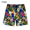 Summer Men's Board Shorts Hawaiian Style Design Male Bathing Sy Sexig strand Swimmwear Plus Size SPODENKI Meskie