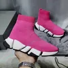 Men fashion sock shoes women Casual Shoes Platform Knitted high quality Lightweight dress up sneakers