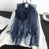 スカーフシルクウールスカーフ高級女性ヒジャーブ女性Foulard Pashminaロングビーチの箇所ショールラップヘッドバンド春暖かいバンダナ