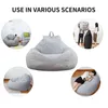 Bean bag chair Cover Lazy Bag Sofas without Filler Lounger Seat Puff Asiento Couch Tatami Chairs s 211116