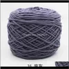 Yarn Clothing Fabric Apparel Drop Delivery 2021 8-Strand Lovers Cotton 4-Pair Thread Hand Knitting Diy Woven Mens And Womens Scarf Neck Coars