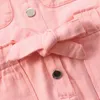 Baby Junge Mädchen Strampler Jean Infant Kleinkind Kind Taste Overall Kurzarm Lässige Insgesamt Sommer Frühling Kleidung 1-6Y 220211