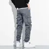 2021 Nouvelle Salopette Hommes Lâche Plus Fat Plus Taille Beam Pantalon Graisse Multi-poches Pantalon Décontracté Street Wear 8XL Joggers Travail Vêtements Y0927