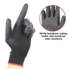 12個の使い捨て可能ラテックス手袋家庭用普遍的なニトリル手袋耐久の防水クリーニング作業指手袋屋外ガジェット210622