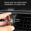 Interior Decorations 2 In 1 Function Car Ornament Air Freshener Decoration Luminous Clock Auto Watch Automotive Vents Clip