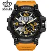 SMAEL Men Military Watch 50m Waterproof Wristwatch LED Quartz Clock Male relogios masculino 1617 Digital Sports Watches Men's2334