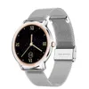 R18 Smart Watch Lady Pink Rose Gold Strap Fitness Tracker IPS красочные экраны наручные часы 24 ч.