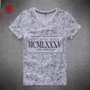 FREDD MARSHALL Summer Men's T-shirts Fashion V-neck Print t shirt men camisa masculina Fitness Men's Tops Tees USA Size 309 210527