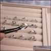 Bijoux Paramètres Brillant 16 Styles Perle Anneau 925 Sier Anneaux Diy Pour Les Femmes Convient 7-9Mm Taille Réglable Mode Drop Delivery 2021 Ixmua