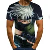 2020 Newest Fashion Naruto Shirt Hombres Mujeres 3 D Camiseta Naruto Cosplay Cool Sudaderas Naruto Figura de acción Tee Shirts Hombres TopssSoccer Jersey