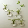 Hand Made Wicker Rattan Flower Basket Green vine Pot Planter Hanging Vase Container Wall Plant For Garden pbl01 211130
