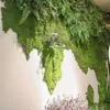 1x1m Simulation artificielle mousse de mousse de mousse de gazon muet plantes vertes bricolage maison maison maison mini jardin micro paysage décoration