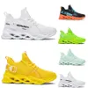 2021 Fashion Mens Womens Running Shoes Type16 Trippel Svart Vit Grön Sko Utomhus Män Kvinnor Designer Sneakers Sport Trainer Size Sneaker