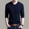 2021 pulóver para hombre estilo universitario parche Color contraste y grueso suéter de cuello redondo moda masculina suéter de lana gruesa prendas de punto Y0907