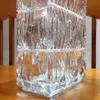 Creative Fashion Rectangular Crystal Vase High-End Home Decoration