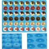Silikon Dikdörtgen Kalıplar Simülasyon Mini Çörek Çikolata Kalıp Kolay Demoulding Mutfak Pişirme Araçları Çok Renkli