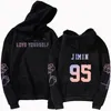Unisex hoody kpop jimin hoodies 97 sweatshirt love yourself KPOP for casual harajuku top 210803