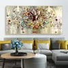 Tree of life by Gustav Klimt Landscape Wall Art Canvas Scandinavian Posters and Prints Modern Wall Art Picture for Living Room308W