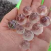 Dekorativa Objekt Figurer 5PCs Sällsynta 100% Natural Clear White Crystal Ball Sphere Healing Decoration Quartz Crystals