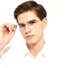 Gözlük Çerçeve Erkekler Vidasız Gözlük Reçete Gözlükler Çerçeve Kadın Retro Yuvarlak Miyopi Optik Lens Danimarka Kore 211213