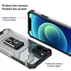 Clear Magnetic Ring Holder Cases For Iphone 14 Pro Max 13 12 Samsung Galaxy A13 S22 Ultra Plus Hybrid Kickstand Shockproof Phone Covers