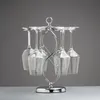 upside down wine glass holder