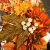 Decorative Objects & Figurines Heart Shape Door Pendant Decorations Pumpkin Sunflower Hanging Decor For Halloween Wholesale